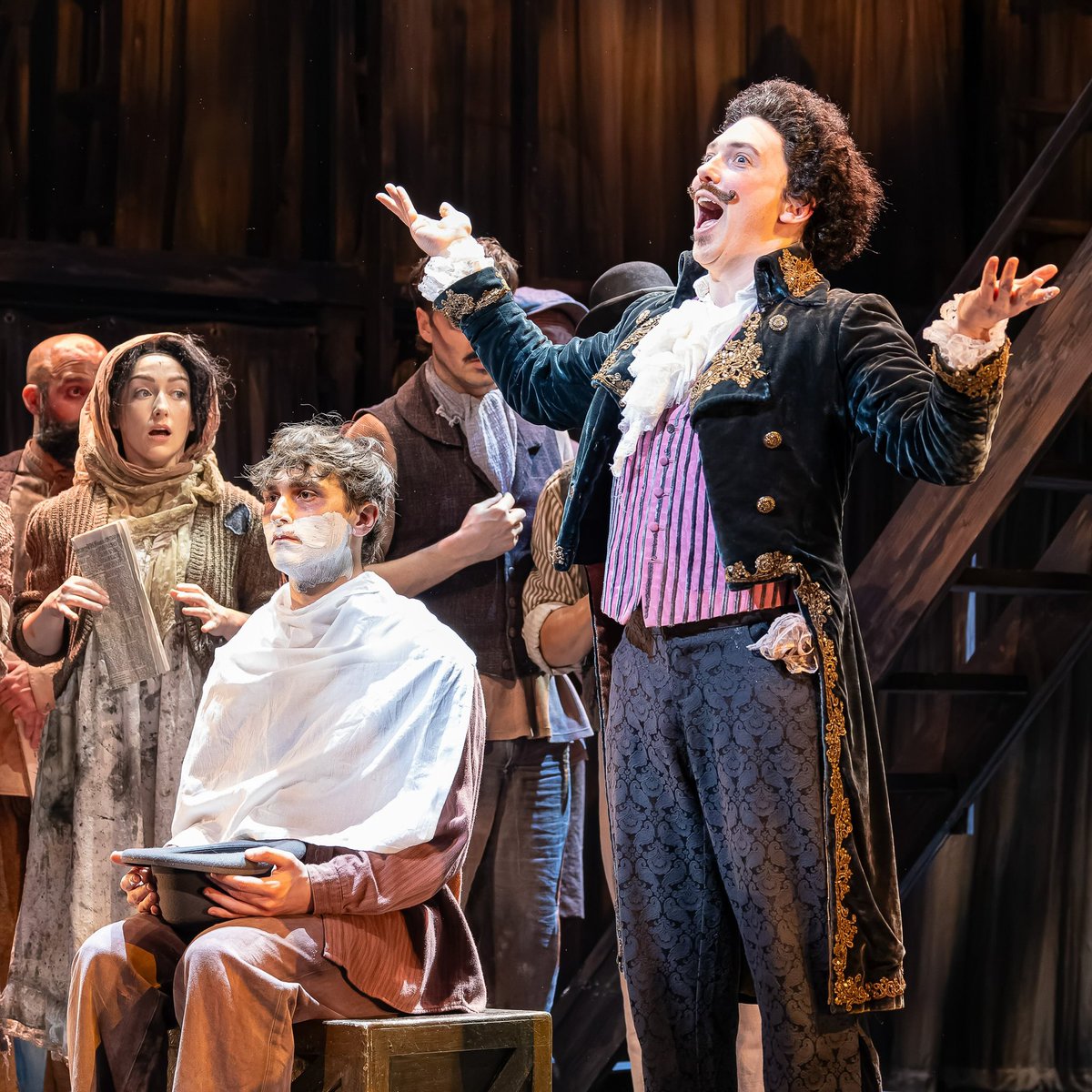 AndrewPolec's tweet photo. I just realized I never posted these production shots from Sweeney Todd. Forgive this extreme delay!! https://t.co/R2XkQ0cyY1
