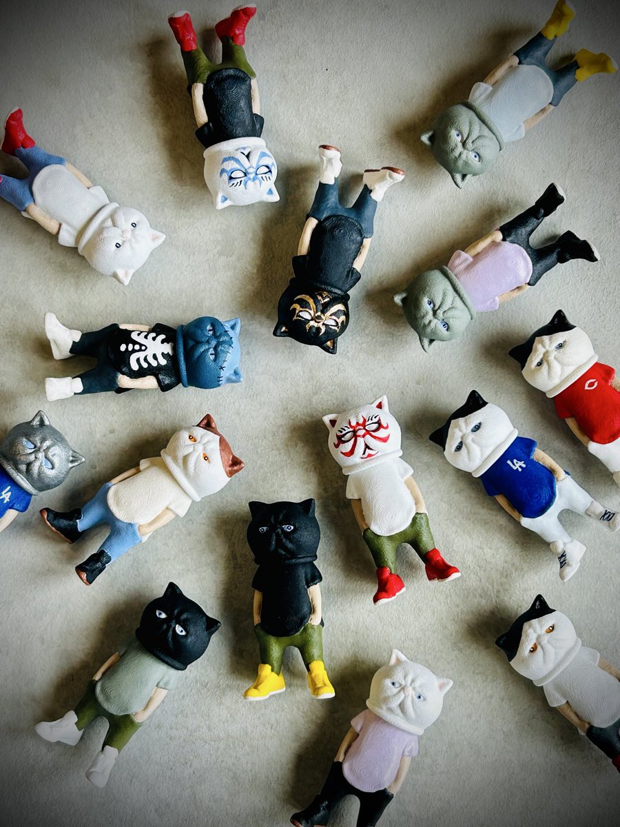 AB3Dworks デザフェス63南１階 【H-61】両日/ガチャ版バキバキマネキネコ販売中 tweet media