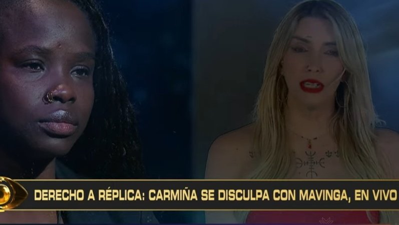 ghermanoar's tweet image. Operación lavandina: #Carmiña pide "disculpa" a #Mavinga. ¿La producción la quiere meter de nuevo a la casa de #GranHermano?