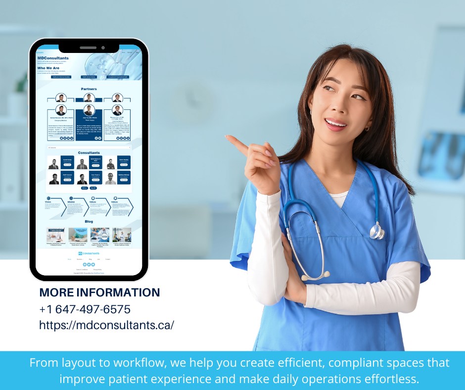 MDConsultantsTO's tweet image. Opening or redesigning a clinic? We streamline workflows, ensure compliance, and set you up for long-term success.

Start building the right way: mdconsultants.ca

#ClinicDesign #HealthcareDevelopment #PracticeManagement #MedicalConsulting #MDconsultants