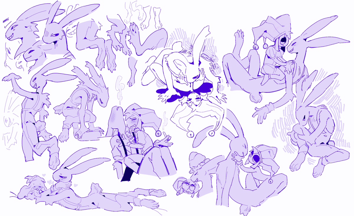 fenokey's tweet photo. Jax but closer to my style 💜 #funnybunny https://t.co/cWqOXxsRUz