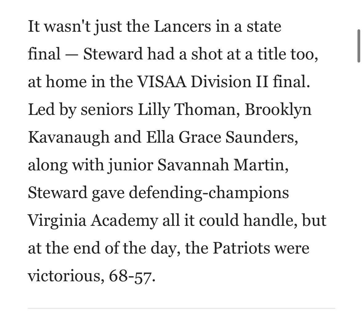 Steward's Girls Varsity Basketball tweet media