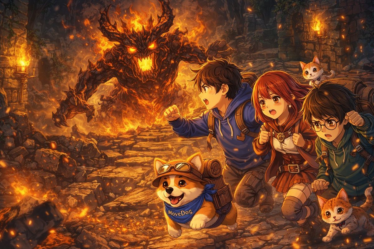 MoveDogPlay's tweet image. ⚡ An unexpected challenge.

The path isn’t always easy,
but we never stop.

🐾 Together, there’s no fear
🔥 Push through the challenge
✨ Create your own path

Keep going with MoveDog.

#MoveDog #Adventure #Challenge #TeamPlay