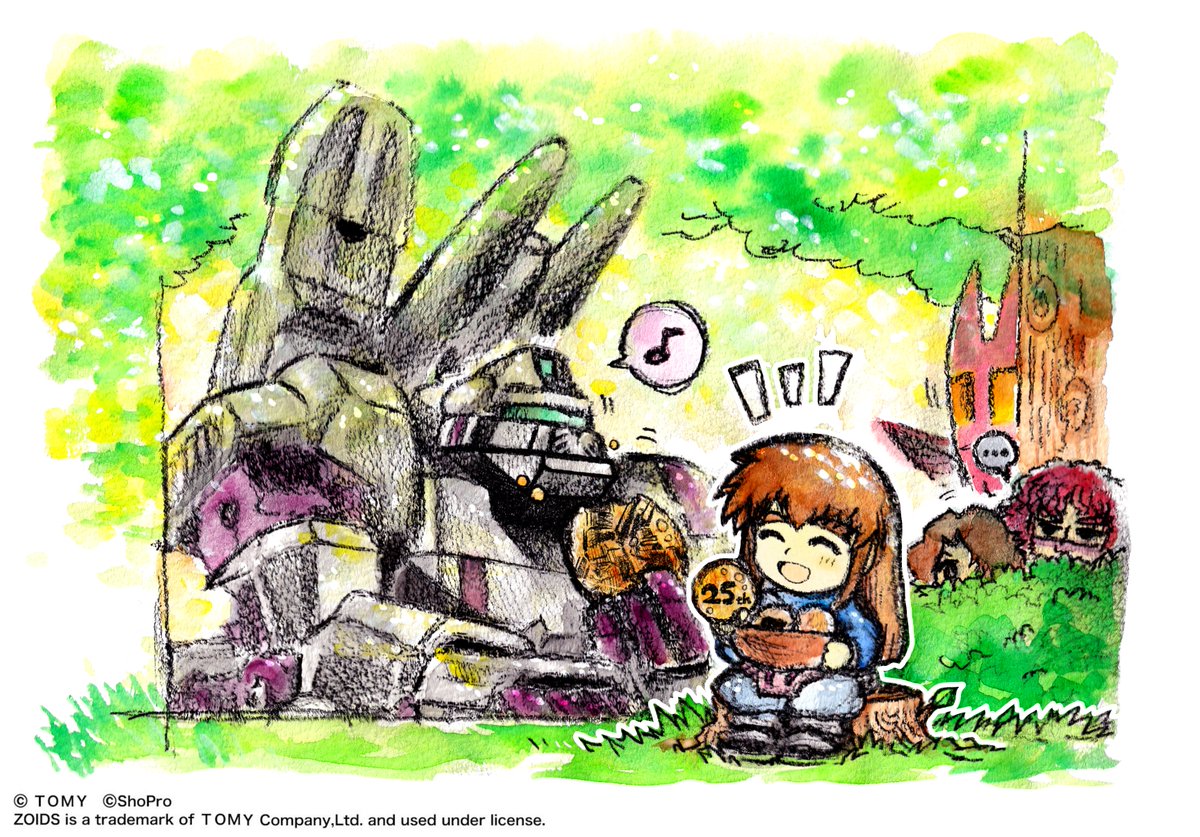 「ゾイド -ZOIDS-」25th  ANNIVERSARY POP UP TOUR
通販限定受注グッズ
ご当地イラストポストカードコンプリートセット
グッズ、アナザーで描ききれなかった新規制作イラストを40種ご用意！

埼玉　「木漏れ日とおせんべい」

#ゾイド #ZOIDS
loft.co.jp/store/g/g45826…