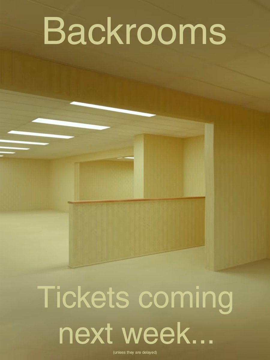 Backrooms Movie Updates tweet media