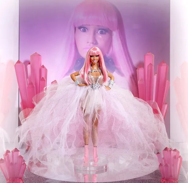 thebarbwriter's tweet photo. Nicki Minaj was the first and ONLY rapper to have an official Barbie doll made by Mattel itself.

There’s a BIG difference between her and you. https://t.co/rMWm2Hipmf