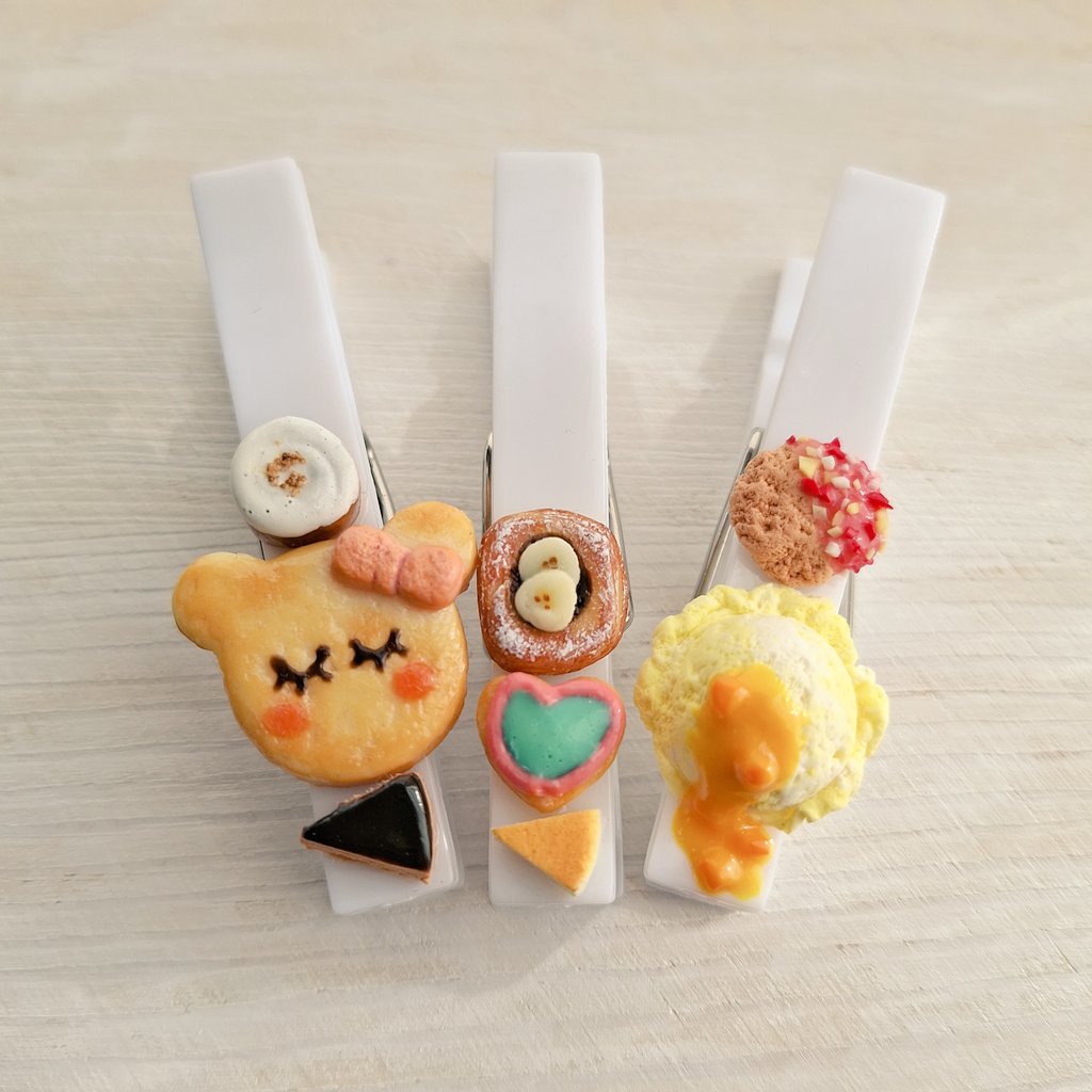 パーツは樹脂粘土で作りました✨

#メルカリ　#ハンドメイド　#粘土雑貨