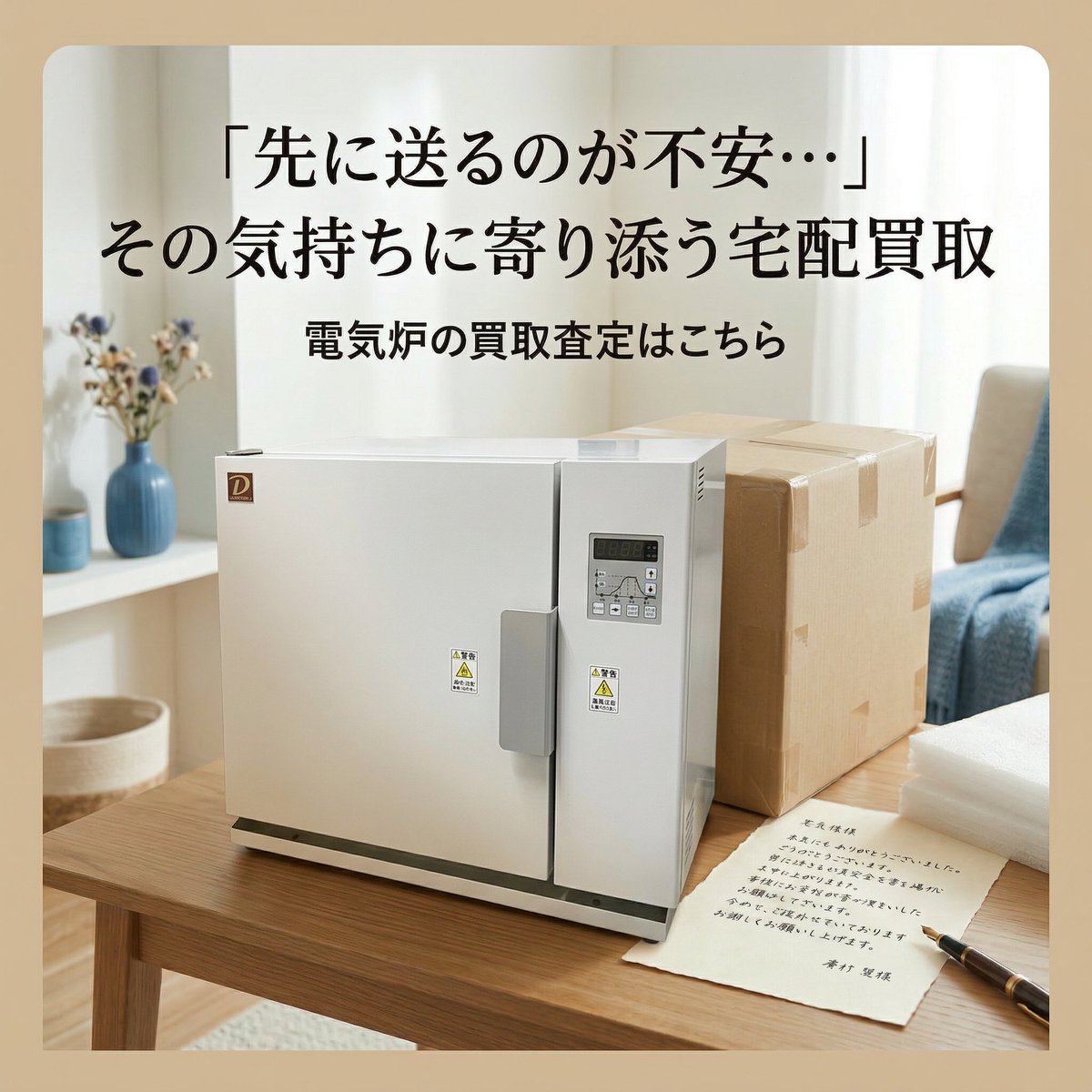 ecoland111's tweet photo. 「先に送るのが不安」という声は本当に多いです。だからこそ、事前の仮査定や写真確認を大切にしています。今回は、お客様のお手紙をきっかけに、電気炉の宅配買取で安心して進めるコツを記事にしました。同じように迷ったことがある方は、ぜひご覧ください。  https://t.co/7sW8Q9WODK

#陶芸 https://t.co/nARg8Gg2P3