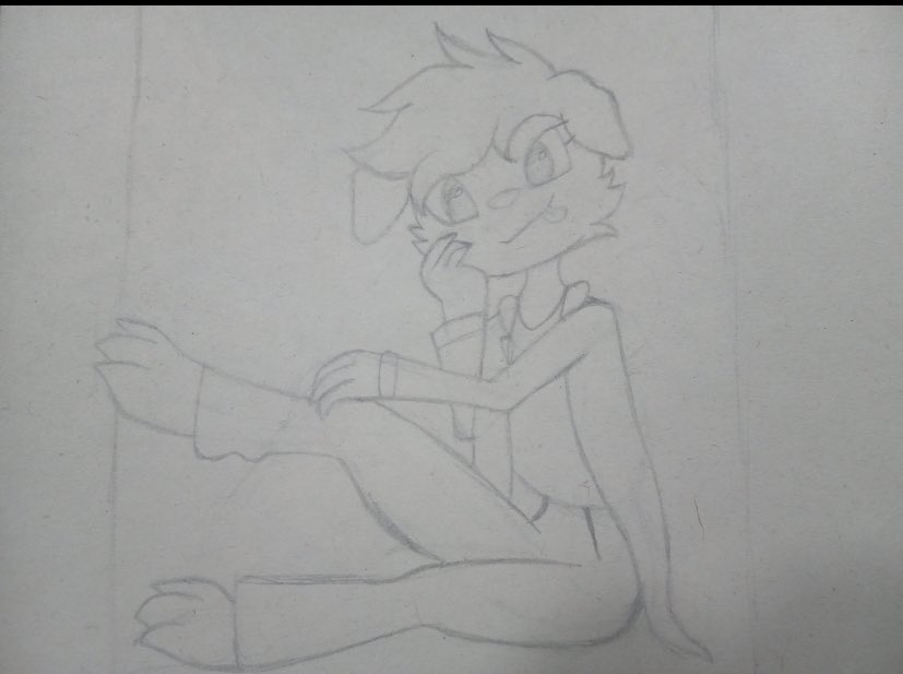 It is sooo cutee🤍🖤 
( Art by: <a href="/Beemyqueen8/">💛👑Queen Bee-Lzebub🍯🐝</a> )