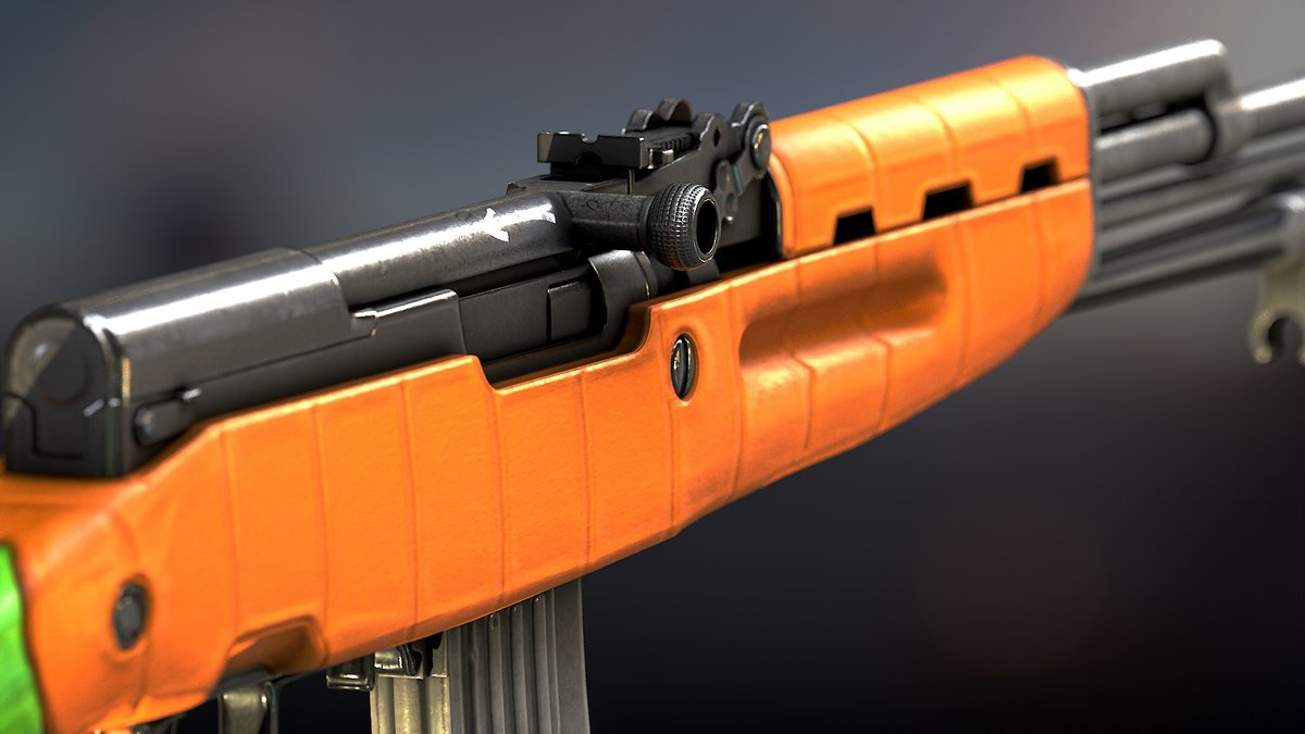 Teddyy_UK's tweet image. Did a Funny little skin for @playrust Easter contest turning the new skinnable of the SKS into a fully fledged carrot with a green tipped ADS - Check it out - steamcommunity.com/sharedfiles/fi… #rust #skins #workshop #easter #steam #steam