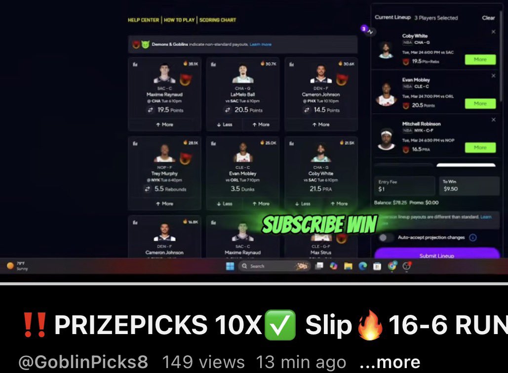 🍀GOBLIN PICKS💰 tweet media