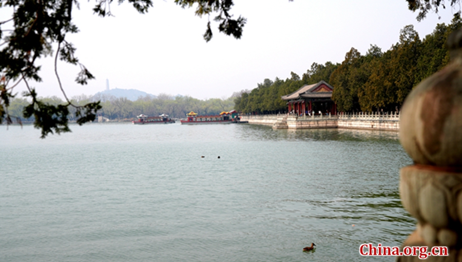 chinaorgcn's tweet photo. Spring scenery is unfolding at the Summer Palace in Beijing, where visitors enjoy blooming flowers and fresh foliage while taking in the charm of the historic royal garden. https://t.co/QRuWPBTOm2 https://t.co/X1vSPrPskX