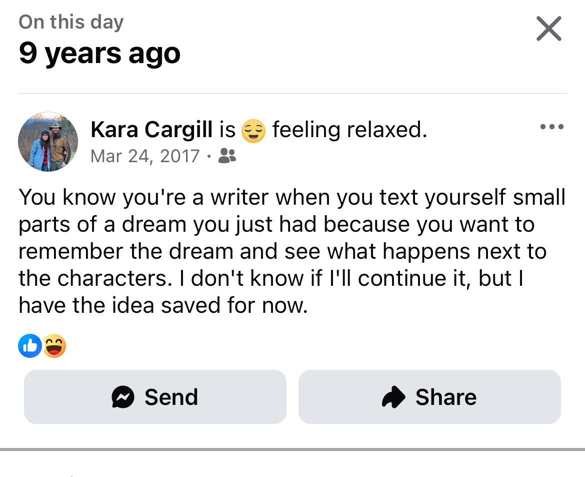 I think this is the fantasy idea I’ve had for forever. I need to write it.
