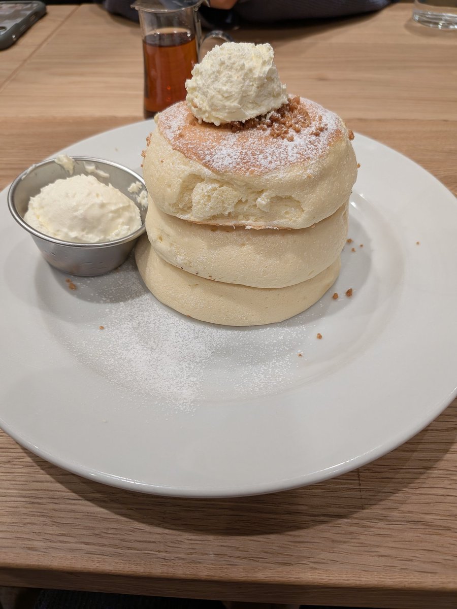 三段パンケーキ！