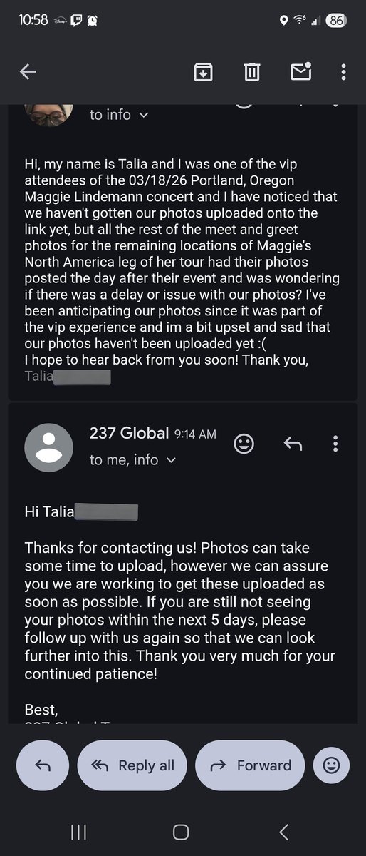 scftkcsses's tweet photo. @illicitveniceb @highonstelena @MaggieLindemann I went to the Portland show too but I contacted the email they gave us for any concerns and all they said was this: https://t.co/QDwSZHvWMI