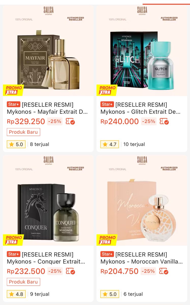 slsbilca's tweet photo. wts wtb parfum / parfume Mykonos

100ml : Mayfair,Utopia,Moroccan Vanilla,Sansa

50ml: Glitch,Conquer,California signature,California blue,Milk drops,Matcha latte,Stilettos,Baby love

15 ml: Royal ispahan, Moroccan vanilla, Dark secret, Affair

https://t.co/5ecWjLosUR https://t.co/T16lca2Zl8