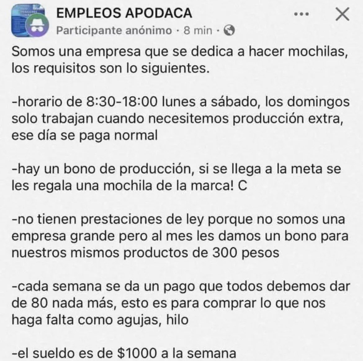 Cosas del tercer mundo tweet media