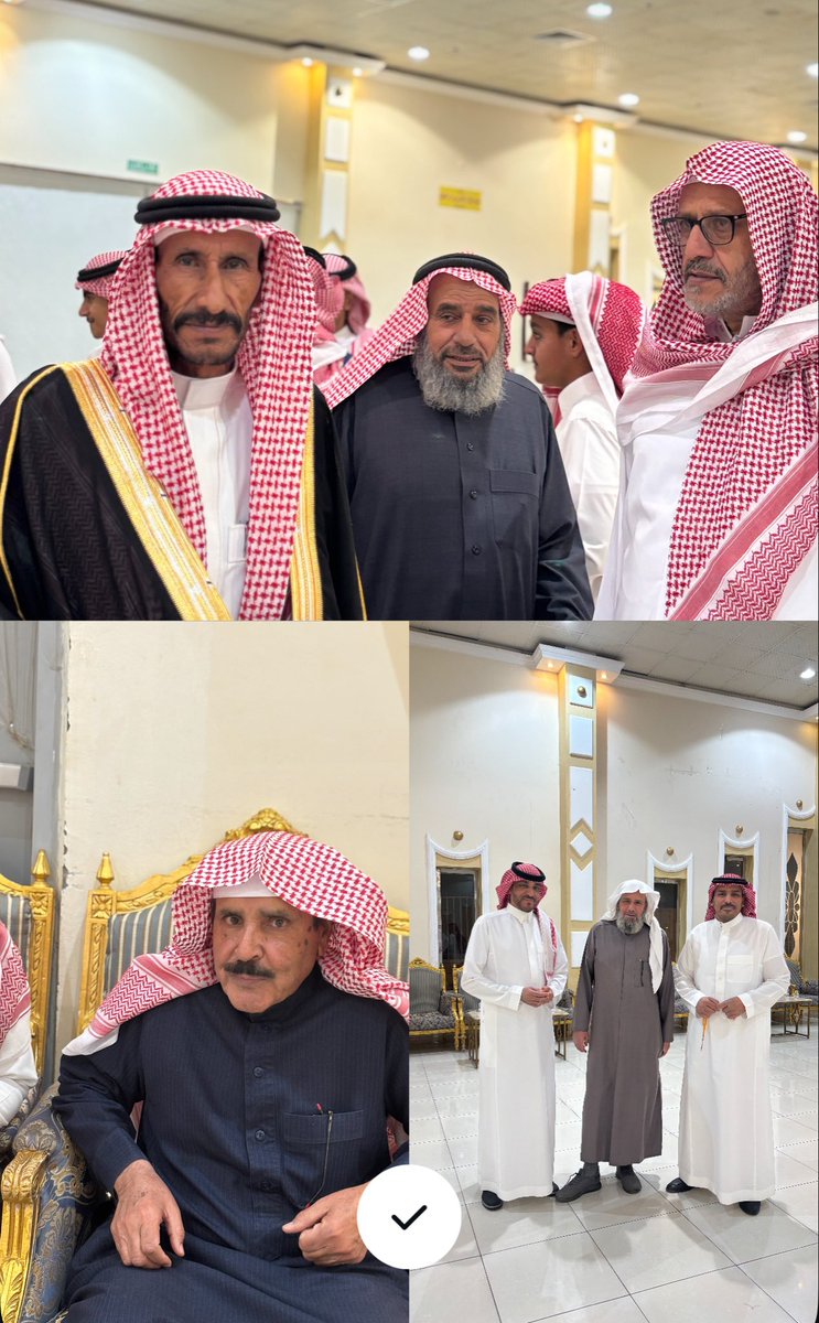 alssaadi506's tweet photo. احتفل ابن العم
 عبدالله سعدي زيد السّعدي التميمي 
مساء البارحه بزواج ابنته على الشاب عبدالله محمد الطراد التميمي في قاعه الراسي ب #حائل 
بارك الله لهما وبارك عليهما وجمع بينهما بخير https://t.co/gBEbfmTBDC