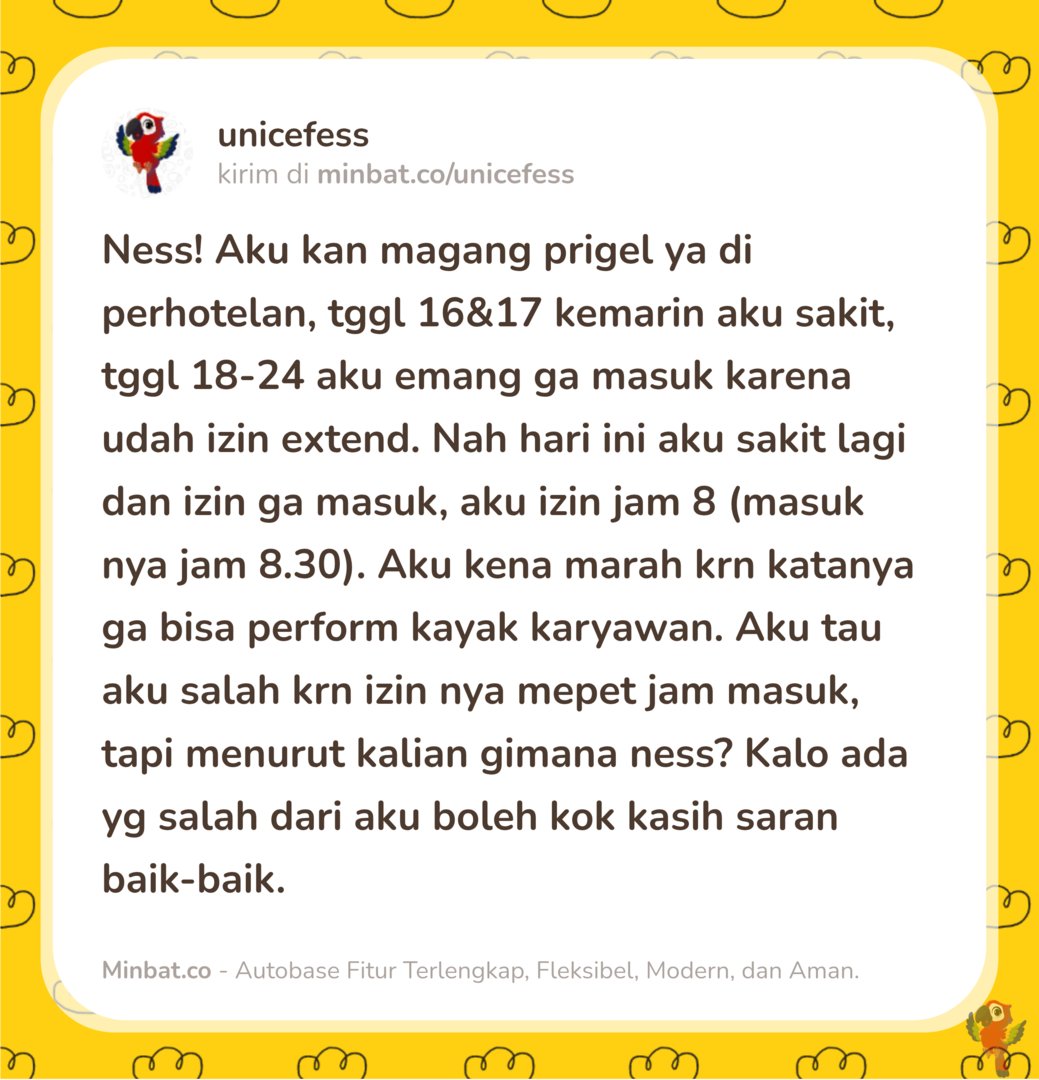 UNNES MENFESS🍌 tweet media