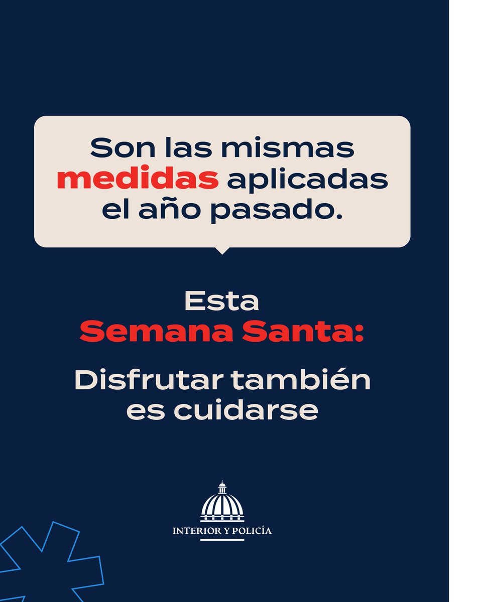 Ministerio de Interior y Policía RD tweet media