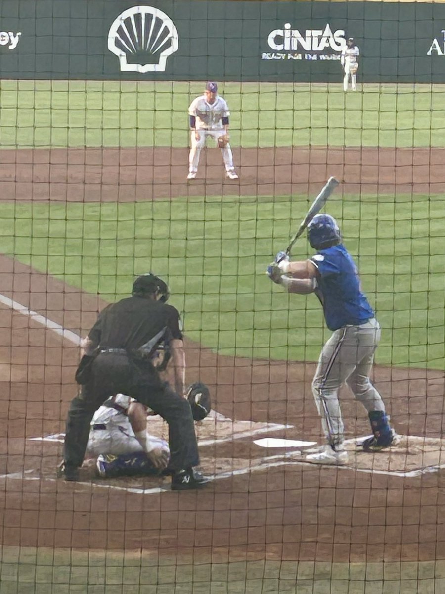 REBSbaseball's tweet image. When former Rebs are playing each other in Baton Rouge, you better believe we keep an eye on it in the dugout. @DrewFerg7  @HawseyTrey @John_Pearson_2 
#LaTechBulldogs #LSUTigers