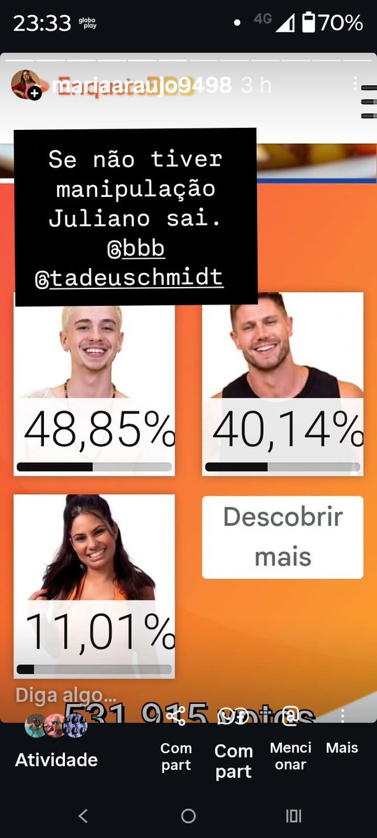 MariaA96118's tweet photo. @ParcialHacker Jonas sair palhaçada fazer pessoas 🤡🤡🤡🤡🤡🤡 bosta de programa não assisto mais. 
Falta faz Boninho. https://t.co/bRutQ1gvgI
