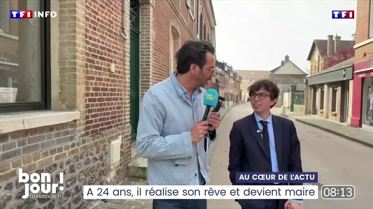 Au cœur de l'actu : À 24 ans, il réalise son rêve et devient maire
➡️ l.tf1info.fr/jdg