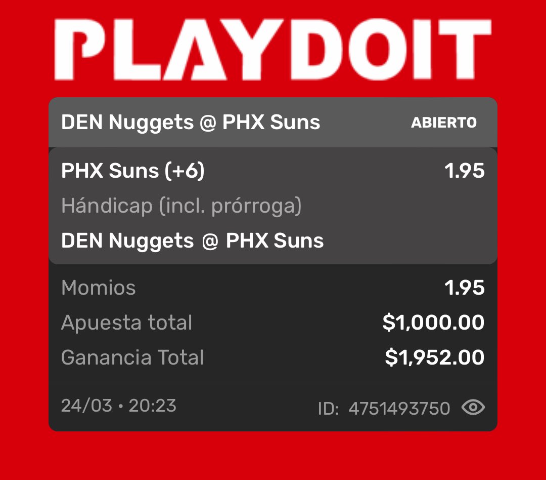 DERECHAZO EN EL ANO🥊

SUNS +6 😤