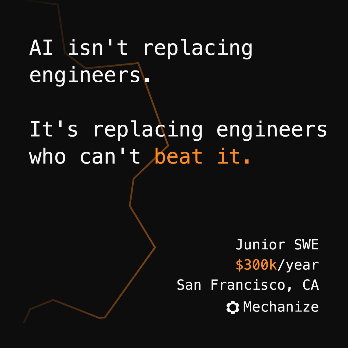 MechanizeWork's tweet photo. We're hiring Junior Software Engineers.
