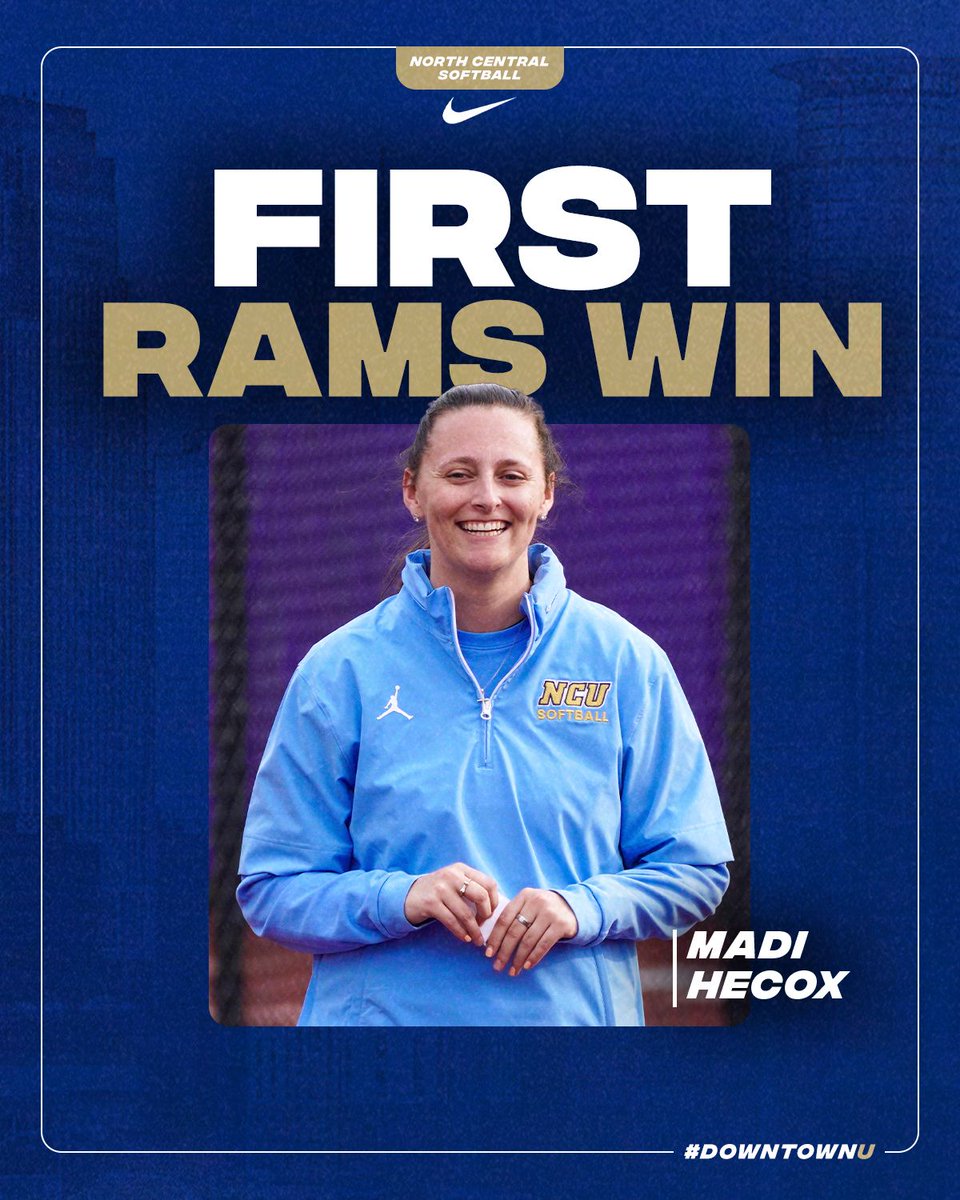 ncurams's tweet photo. Congratulations to Coach Hecox on getting her first win as Head Coach of Rams Softball!🥎 @madihecox6

The Rams defeated Westminster College 7-5 yesterday to kick off their Florida trip.

#DOWNTOWNU https://t.co/TglHkXybt2