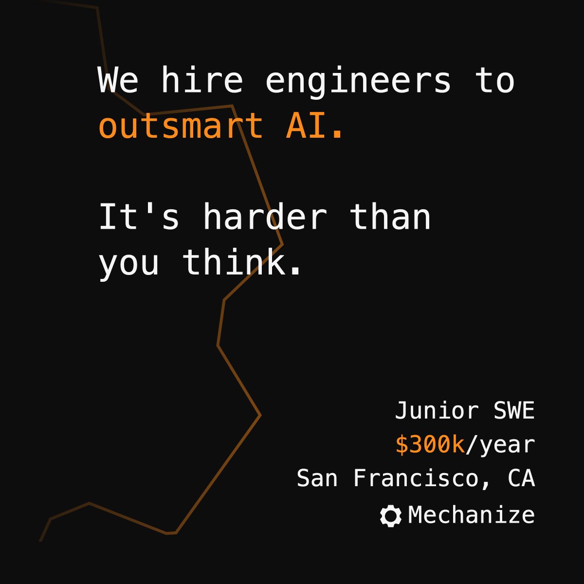 MechanizeWork's tweet photo. We're hiring Junior Software Engineers.