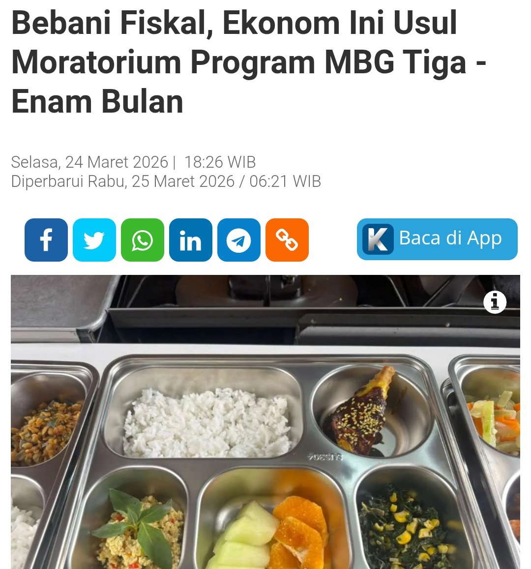 Dengan kata lain, MBG itu mubazir loh pak <a href="/prabowo/">Prabowo Subianto</a> 🤣