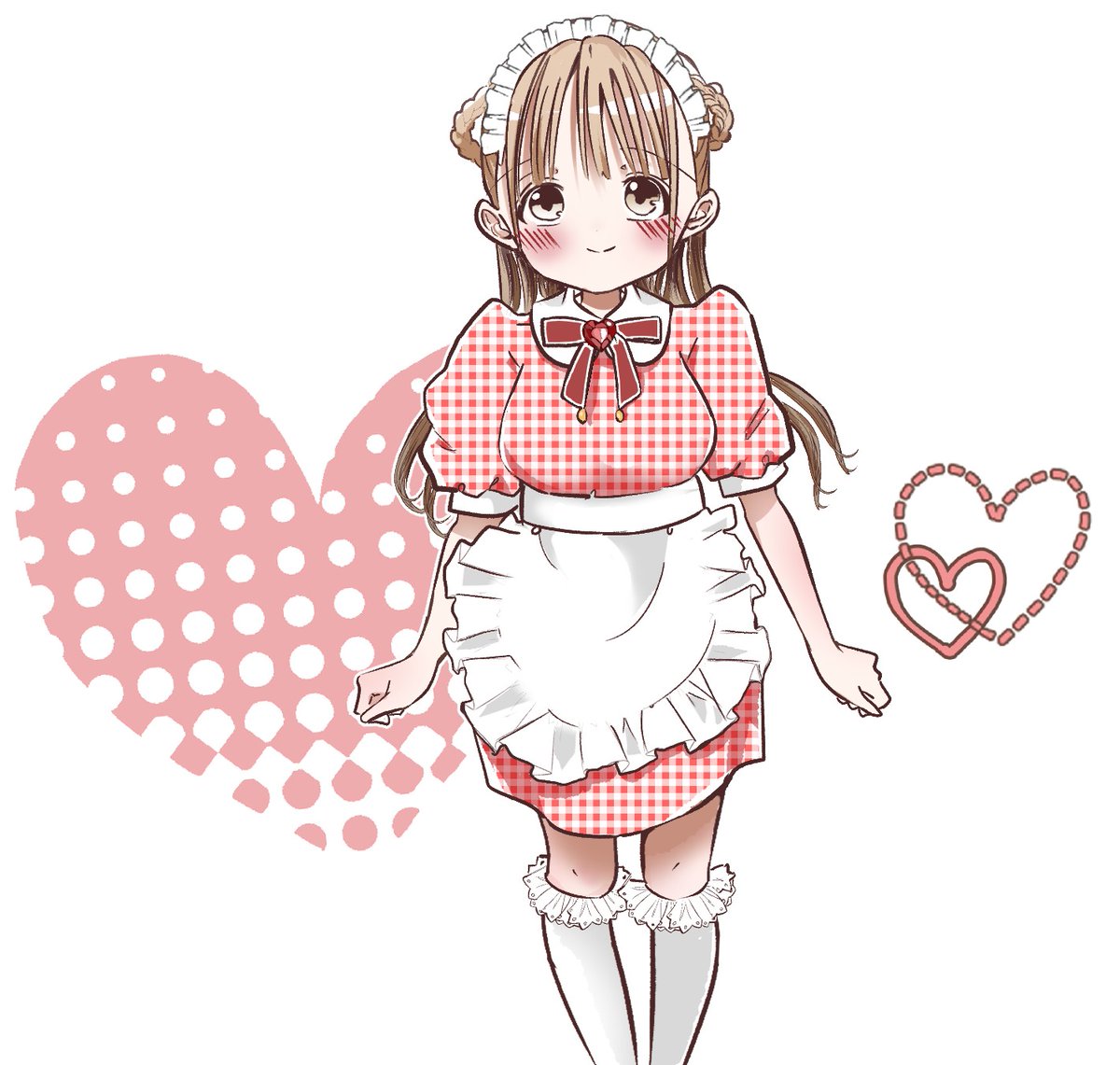 メイドさん🎀　#イラスト