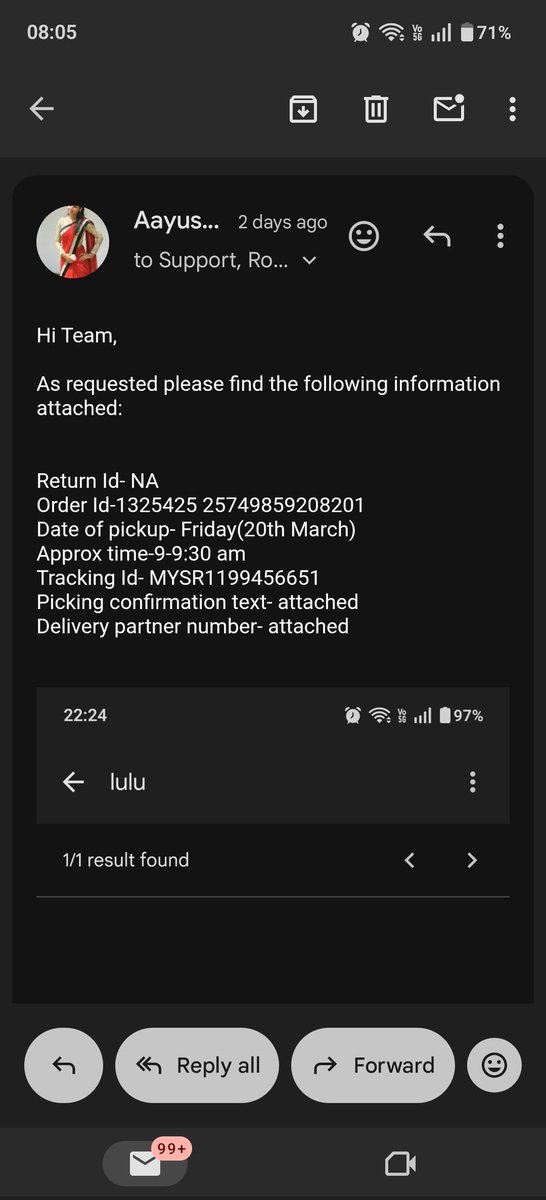 Aayushi_Das_Gh's tweet photo. @MyntraSupport @jagograhakjago  It's been a harrasment for me since few days now myntra says logistics haven't picked up . For me I have already returned the product and at the end I am suffering. Please take this request into consideration ASAP https://t.co/tvVgJ6behL