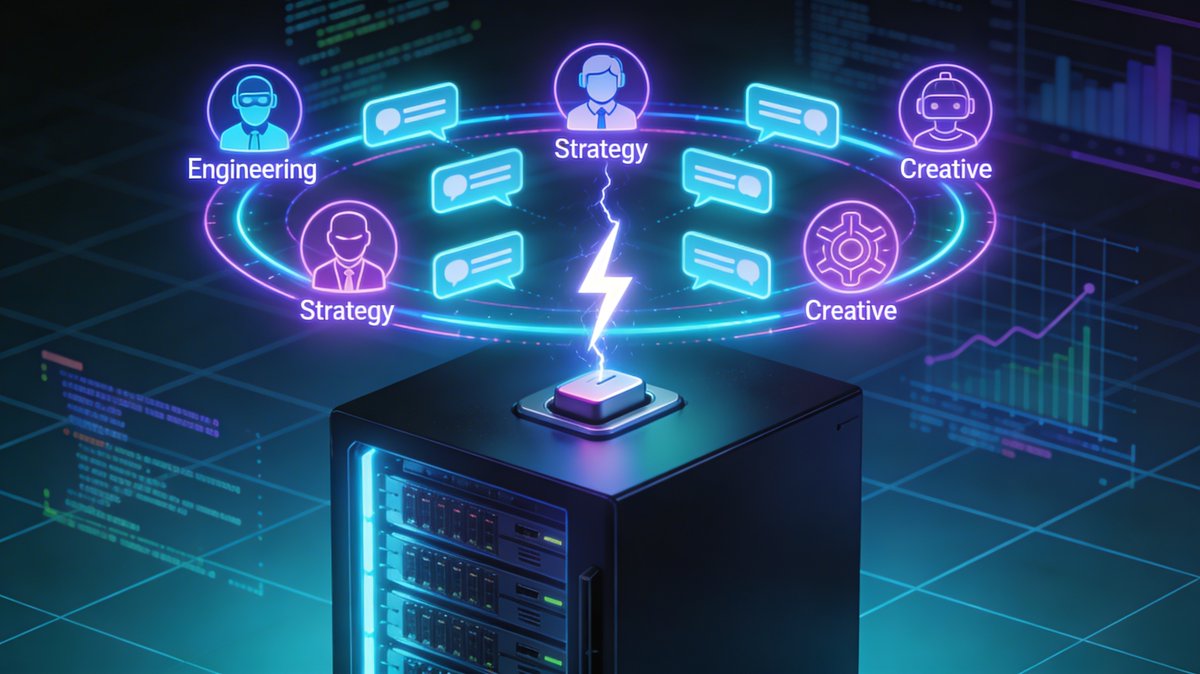 DamoneGrate's tweet photo. Flipped the switch on our AutoExec AI OS - a real AI Operating System. ⚡️
7 active agents:
COO, Engineer, Creative, BizDev, Assistant, Coordinator, &amp; Strategy.
24/7 private server, messages on Telegram, and automates our entire data research pipelines.

#OpenClaw #AI #Automation https://t.co/MJYpwFw9E6