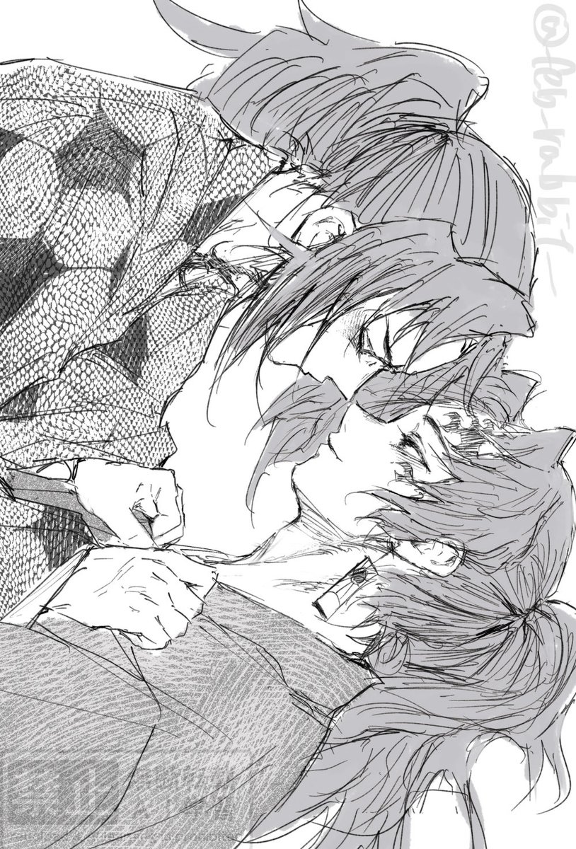 二月うさぎ　原稿中 tweet media