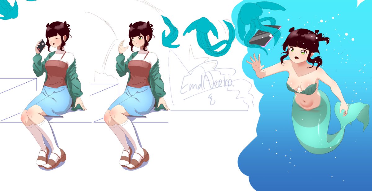 CamHaiDang1's tweet image. If you understand, you understand
#mermaid #mermaidtransformation #人魚 #美人鱼