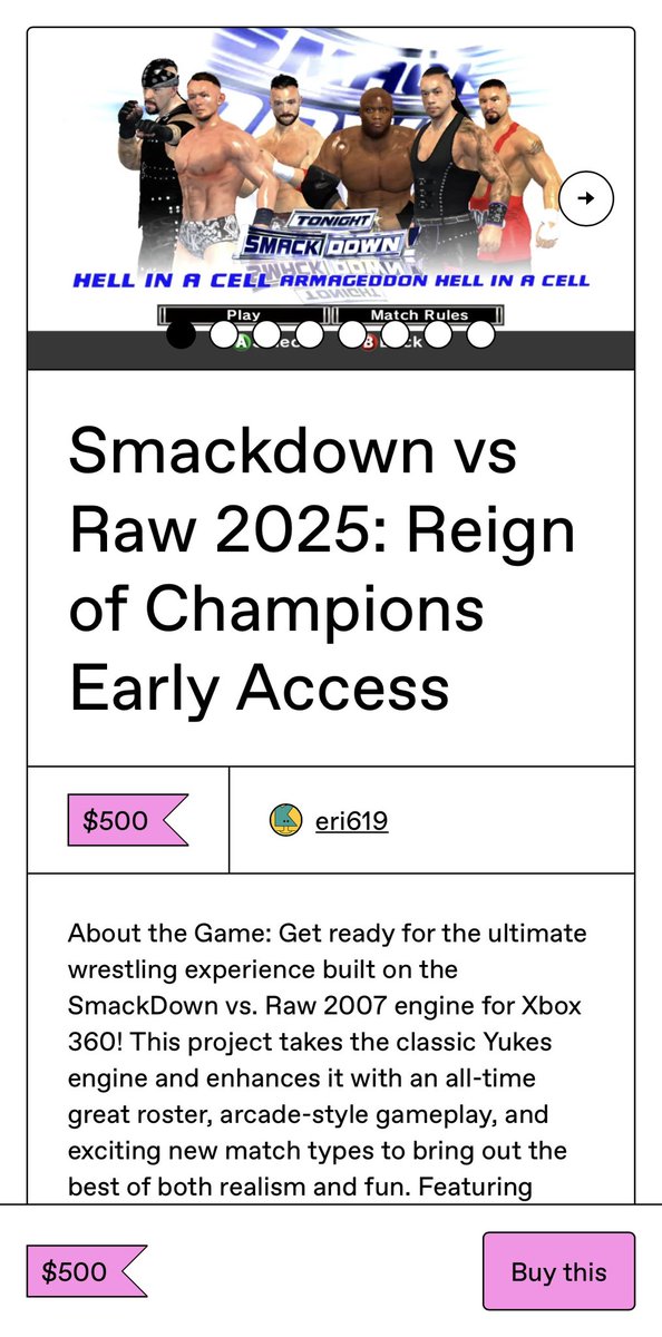 FOREVER INDP PROJECT (WWE 2K14 Mod) tweet media