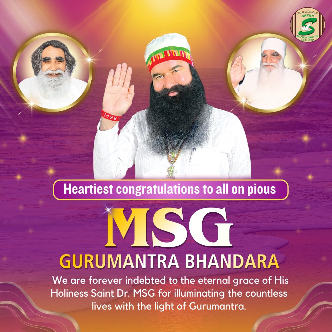 Shah Satnam Ji Green S Welfare Committee tweet media