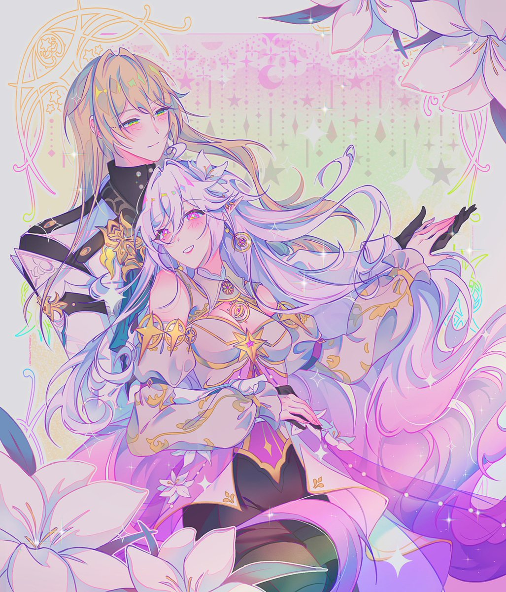 Alyn ˖᯽ ݁˖ Otto, Vedrfolnir and Luocha’s Lily tweet media