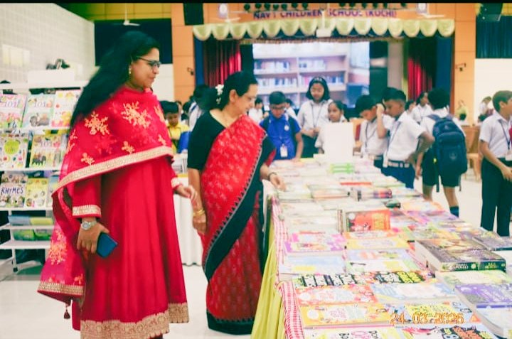 IN_NCSKochi's tweet image. Step into the world of books! 📚
NCS Kochi, with DC Books, hosts Book Fest (24–27 Mar 26), inaugurated by Mrs. Jayashree A. Menon, HM. Open 0930h–1630h for all students &amp;amp; parents. #BookFest #ReadingCulture #NCSKochi