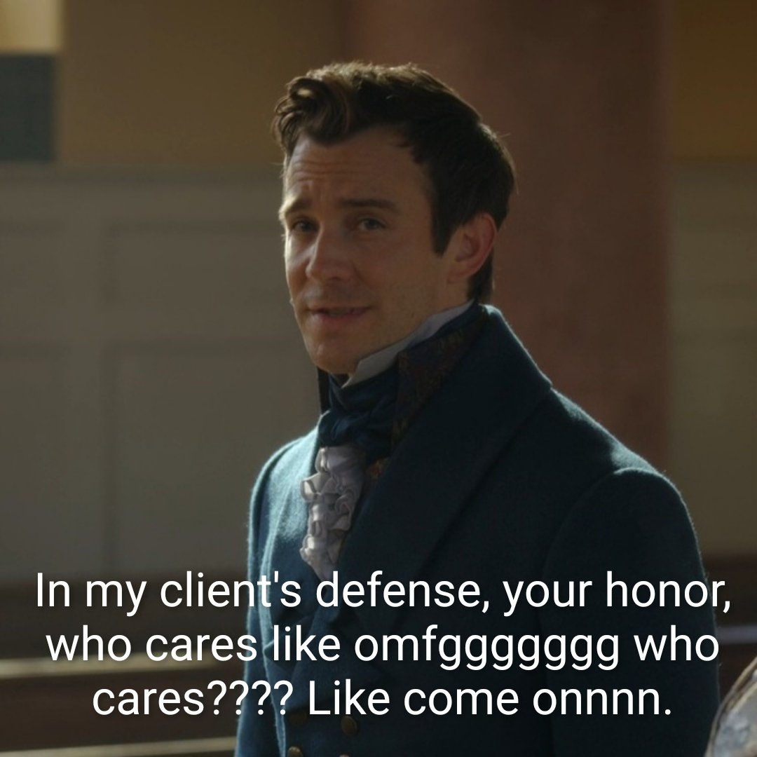 Lawyer Benedict Bridgerton meme for anyone who wants it