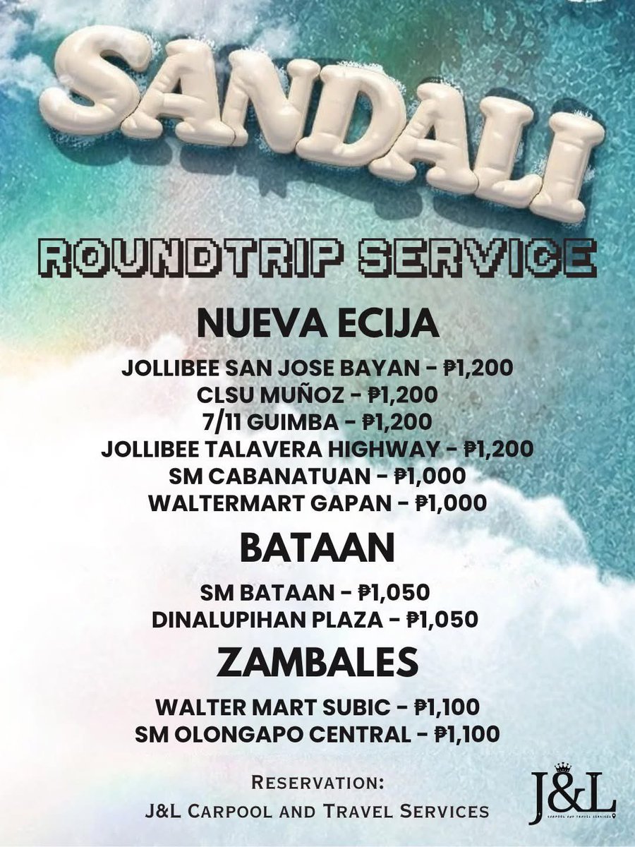 J&L Carpool and Travel Services tweet media