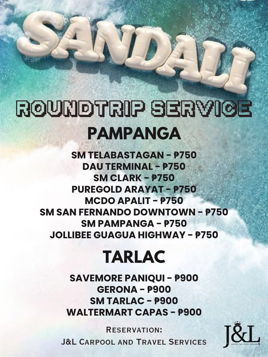 J&L Carpool and Travel Services tweet media