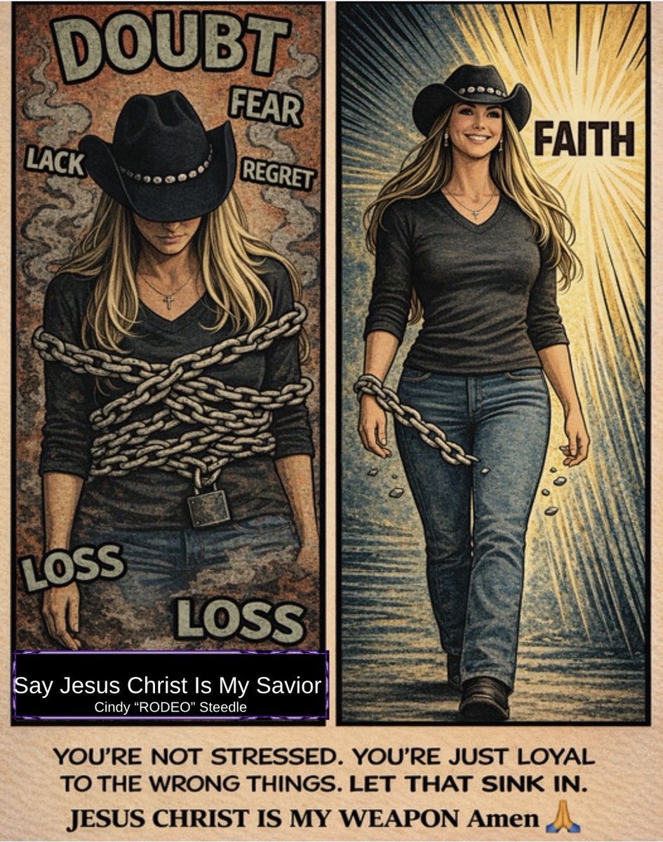 cindyrodeo's tweet photo. Let that sink in….. 

God Speed as I stand in My Faith 24/7.
Cindy “RODEO” Steedle

Turn volume up ⬆️ 

#putjesuschrist1st 
#cindyrodeosteedle
#stand 
#cindyrodeo 
#letthatsinkin https://t.co/hzjuAbCiMh