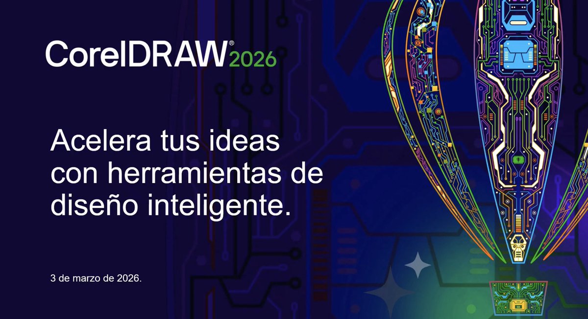 CorelMexico's tweet photo. Ya está disponible la presentación en español donde exploramos a fondo su poderosa integración de inteligencia artificial.

👉 Si quieres llevar tu creatividad al siguiente nivel, esto no te lo puedes perder.

https://t.co/eE94TZUfRJ https://t.co/gFlrIbOmjS