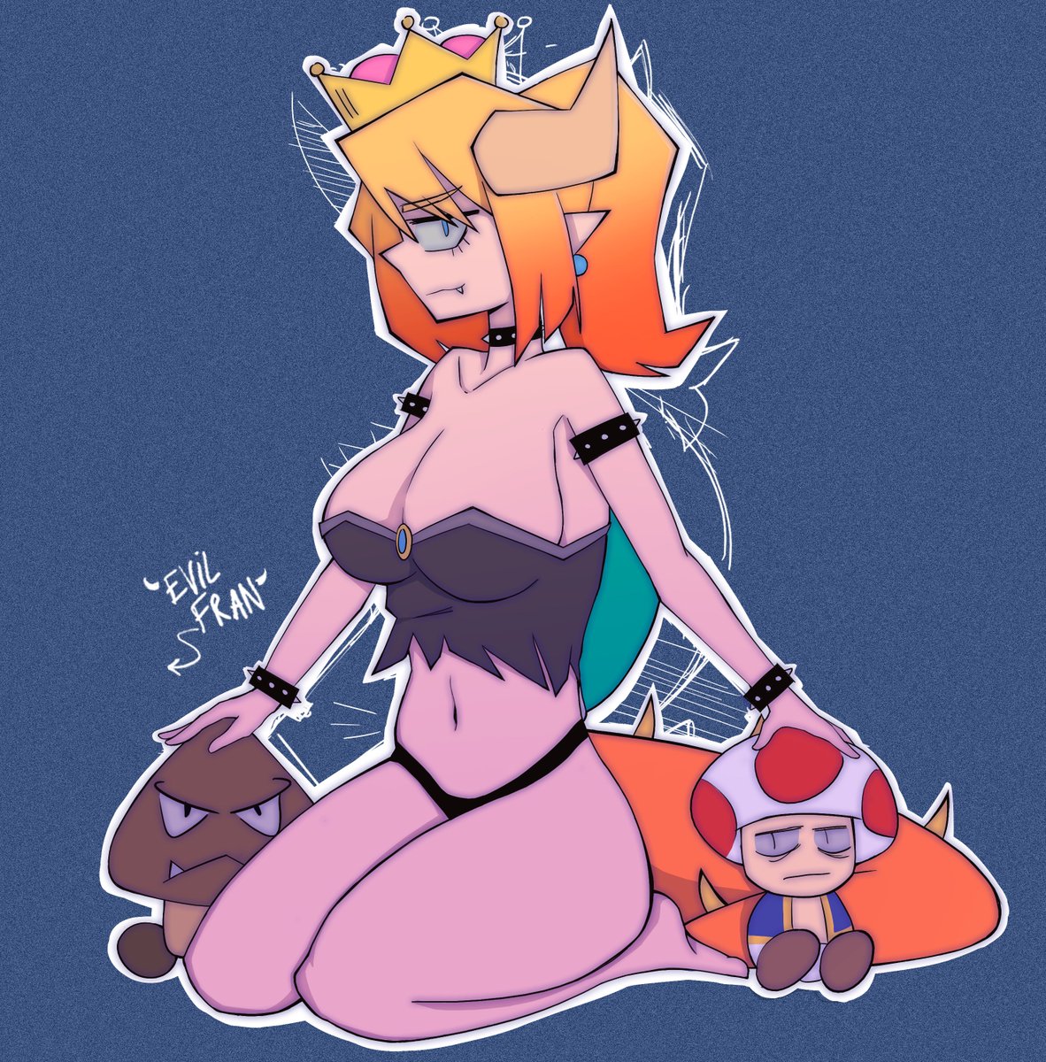 EvilFrand's tweet photo. no peaches?
#digitalart https://t.co/xNn9diECKV