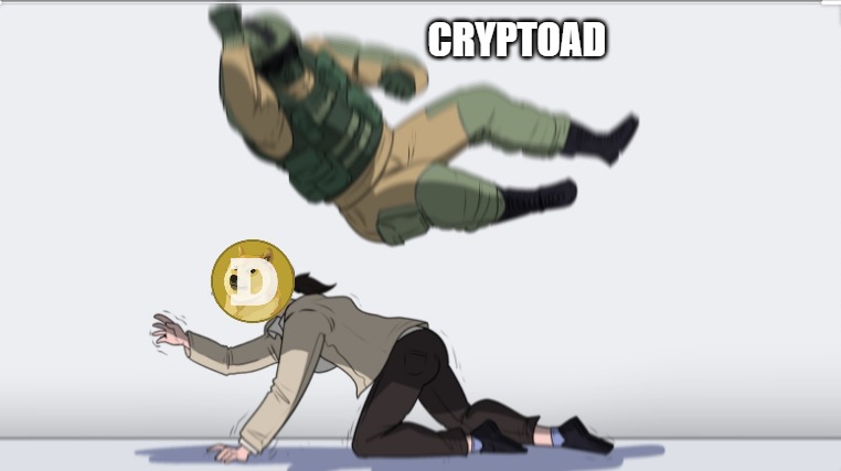cryptoadsolana's tweet photo. Day 38 of posting anti @dogecoin propaganda until CRYPTOAD has a higher market cap

Website: https://t.co/1KFcSiXpjG
Telegram: https://t.co/9aEPew6SaC 
CA: D9DLMDfcoFogu5rJckskycfVNkVoWnzNHHFUHGdEKANB https://t.co/5WDOycOiJ5