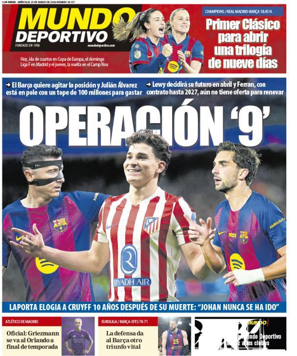 Mundo Deportivo: 'Operation #9'