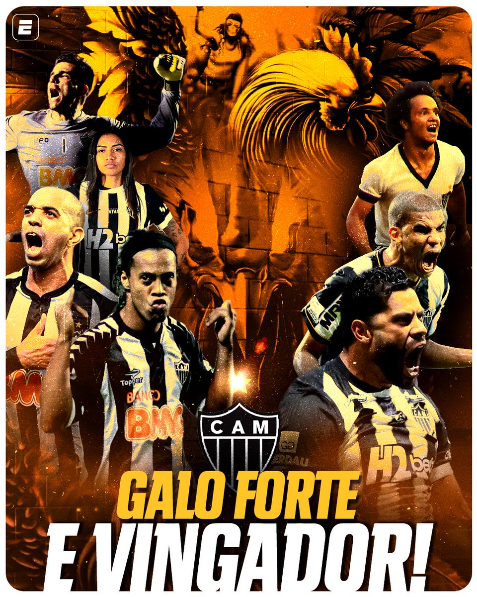 CLUBE ATLÉTICO MINEIRO 🏴🏳🐔

118 anos de Galo! Nesta quarta-feira (25), o Atlético-MG comemora seu aniversário! Quase 120 anos de glórias, luta e honra ao nome de Minas Gerais! A casa de tantos craques como Reinaldo, Ronaldinho Hulk! O time que tem um goleiro como santo: o São